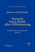 Cover: Versuch einer Kritik aller Offenbarung - epubli