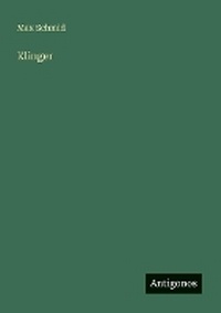 Enlarge image Cover: Klinger - Antigonos Verlag