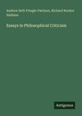 Cover: Essays in Philosophical Criticism - Antigonos Verlag
