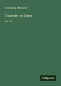 Cover: Tracts for the Times - Antigonos Verlag