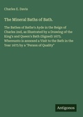 Cover: The Mineral Baths of Bath. - Antigonos Verlag