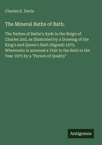Enlarge image Cover: The Mineral Baths of Bath. - Antigonos Verlag