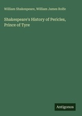Cover: Shakespeare's History of Pericles, Prince of Tyre - Antigonos Verlag