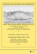Cover: Georg Joseph Vogler (1749-1814) - Peter Lang Verlag