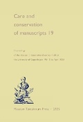 Cover: Care and Conservation of Manuscripts 19 - Museum Tusculanum Press