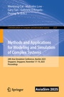 Cover: Methods and Applications for Modeling and Simulation of Complex Systems - Springer
