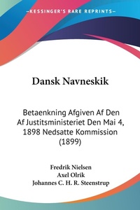 Abbildung von: Dansk Navneskik - Kessinger Publishing