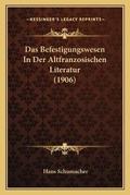 Cover: Das Befestigungswesen In Der Altfranzosischen Literatur (1906) - Kessinger Publishing