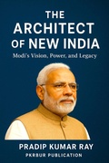 Cover: The Architect of New India (Modi's Vision, Power, and Legacy ) - PKRBUR PUBLICATION