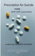 Cover: Prescription for suicide note - Pain with a punchline - BookLeaf Publishing