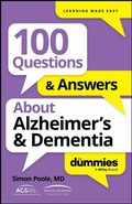 Cover: 100 Questions & Answers About Alzheimer's & Dementia For Dummies - Wiley