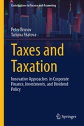 Cover: Taxes and Taxation - Springer