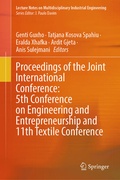Cover: Proceedings of the Joint International Conference: 5th Conference on Engineering and Entrepreneurship and 11th Textile Conference - Springer