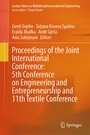 Cover: Proceedings of the Joint International Conference: 5th Conference on Engineering and Entrepreneurship and 11th Textile Conference - Springer
