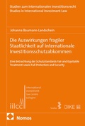 Cover: Die Auswirkungen fragiler Staatlichkeit auf internationale Investitionsschutzabkommen - Nomos