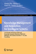 Cover: Knowledge Management and Acquisition for Intelligent Systems - Springer