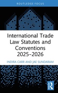Cover: International Trade Law Statutes and Conventions 2025- 2026 - Routledge
