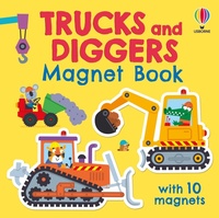Enlarge image Cover: Trucks and Diggers Magnet Book - Usborne Publishing Ltd