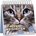 Cover: Postkartenkalender Katzenweisheiten 2027 - arsEdition