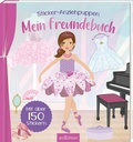 Cover: Sticker-Anziehpuppen - Mein Freundebuch (Ballerina) - arsEdition