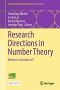 Cover: Research Directions in Number Theory - Springer