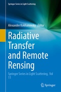 Cover: Radiative Transfer and Remote Rensing - Springer