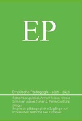 Cover: Empirisch-p&auml;dagogische Zug&auml;nge zur schulischen Teilhabe bei Krankheit - Verlag Empirische P&auml;dagogik