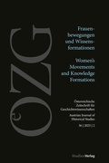 Cover: &Ouml;sterreichische Zeitschrift f&uuml;r Geschichtswissenschaften 36/2/2025 - Studien Verlag