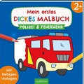 Cover: Mein erstes dickes Malbuch ab 2 - Polizei & Feuerwehr - arsEdition