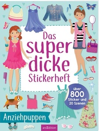 Enlarge image Cover: Das superdicke Stickerheft - Anziehpuppen - arsEdition