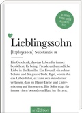 Cover: Lieblingssohn (Substantiv, m) - arsEdition