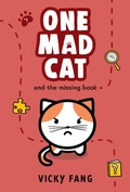 Cover: One Mad Cat and the Missing Book - Candlewick Press,U.S.