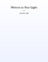 Enlarge image Cover: Written in Star Light - Star Light Press