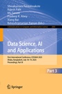 Cover: Data Science, AI and Applications - Springer