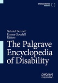 Cover: The Palgrave Encyclopedia of Disability - Palgrave Macmillan
