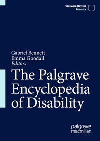 Enlarge image Cover: The Palgrave Encyclopedia of Disability - Palgrave Macmillan