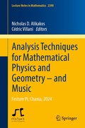 Cover: Analysis Techniques for Mathematical Physics and Geometry - and Music - Springer