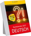 Cover: Langenscheidt Quizkalender Deutsch 2027 - PONS Langenscheidt