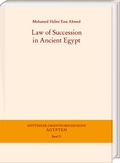 Cover: Law of Succession in Ancient Egypt - Harrassowitz Verlag