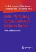 Cover: Kritik - Verfassung - Europa: Denkwege kritischer Theorie - Springer VS