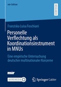 Cover: Personelle Verflechtung als Koordinationsinstrument in MNUs - Springer Gabler