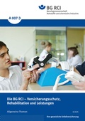 Cover: A 007-3 Die BG RCI - Versicherungsschutz, Rehabilitation und Leistungen - Jedermann-Verlag GmbH