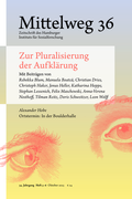 Cover: Zur Pluralisierung der Aufkl&auml;rung - Hamburger Edition