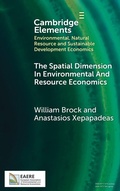 Cover: The Spatial Dimension In Environmental and Resource Economics - Cambridge University Press