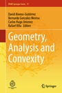 Cover: Geometry, Analysis and Convexity - Springer