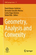 Cover: Geometry, Analysis and Convexity - Springer