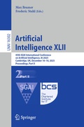 Cover: Artificial Intelligence XLII - Springer