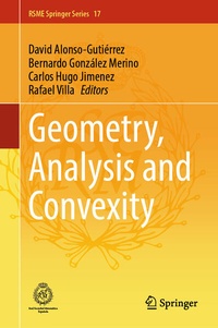 Enlarge image Cover: Geometry, Analysis and Convexity - Springer