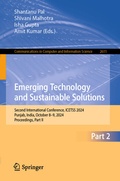 Cover: Emerging Technology and Sustainable Solutions - Springer