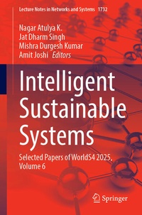 Enlarge image Cover: Intelligent Sustainable Systems - Springer